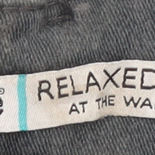 Lee Women's Grey Chino Trousers Size 12 Relaxed Fit