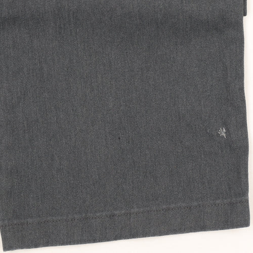 Lee Women's Grey Chino Trousers Size 12 Relaxed Fit