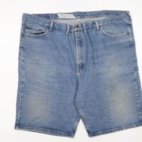 Wrangler Men's Blue Denim Relaxed Fit Shorts Size 48