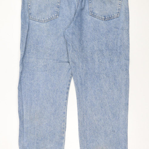 Wrangler Men's Blue Regular Fit Straight Leg Jeans 38x29