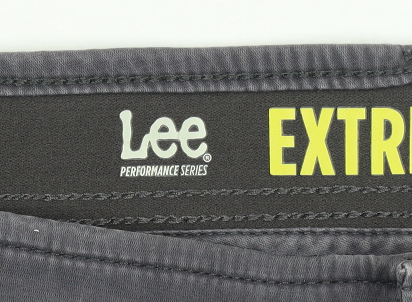 Lee Men’s Grey Chino Shorts Size 42 Regular Fit Stretch Cotton