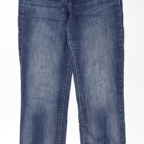 Levi Strauss Women's Blue Mid-Rise Boyfriend Jeans Size 6