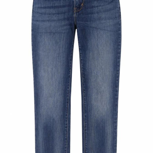 Levi Strauss Women's Blue Mid-Rise Boyfriend Jeans Size 6