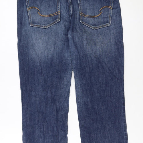 Levi Strauss Women's Blue Mid-Rise Boyfriend Jeans Size 6