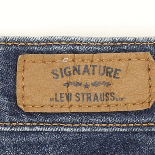 Levi Strauss Women's Blue Mid-Rise Boyfriend Jeans Size 6