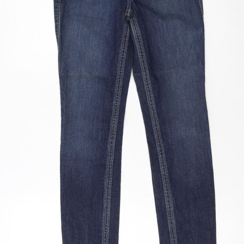 True Religion Women's Blue Skinny Low Rise Stretch Jeans Size 25