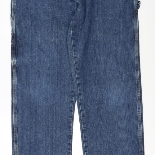 Dickies Men's Blue 38x32 Straight Leg Denim Jeans