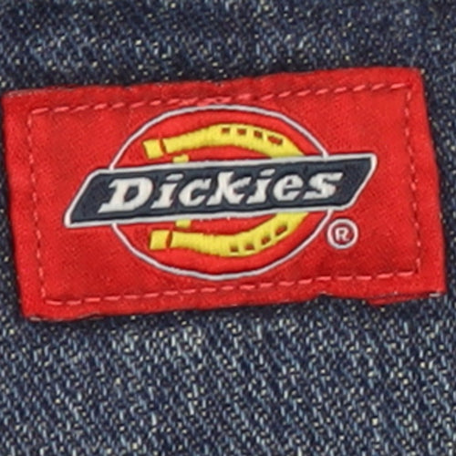 Dickies Men's Blue 38x32 Straight Leg Denim Jeans