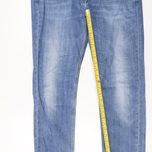 Lee Men’s Blue Straight Leg Jeans W33 L32 Denim Classic Fit