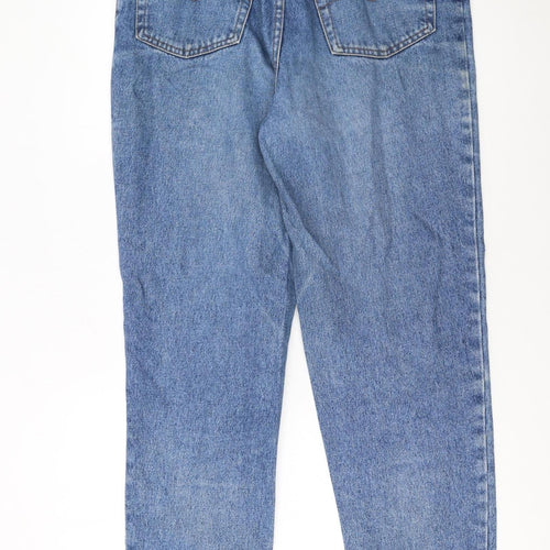 Lee Cooper Womens Blue 16 High Rise Mom Jeans 100% Cotton Denim