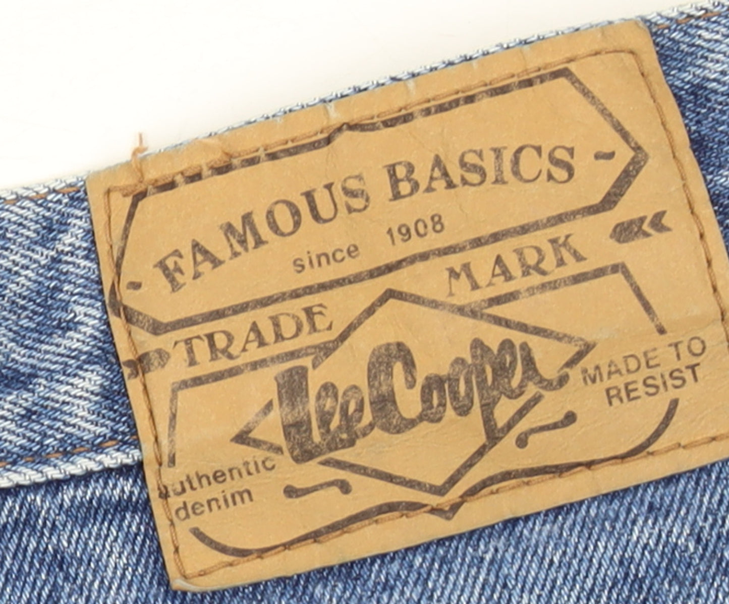 Lee Cooper Womens Blue 16 High Rise Mom Jeans 100% Cotton Denim