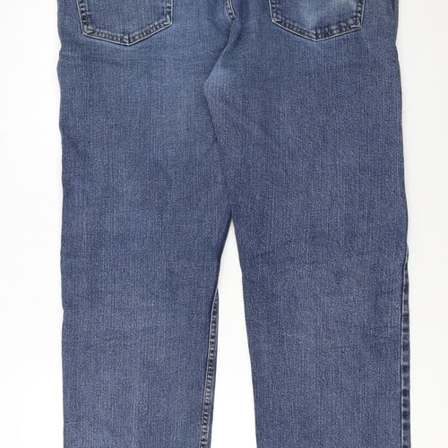 Wrangler Men’s Blue Regular Fit Straight Denim Jeans 38x30