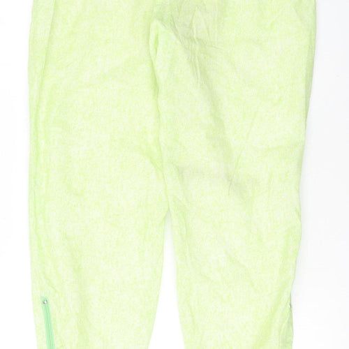 Kappa Women's Green Jogger Trousers Small 100% Polyamide Made in Italy