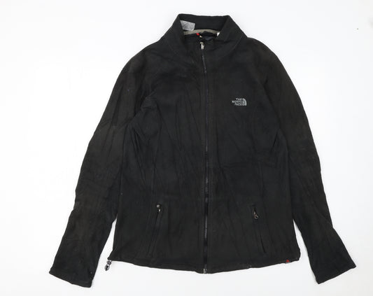 The North Face Women's Black Fleece Full Zip Jacket Size L