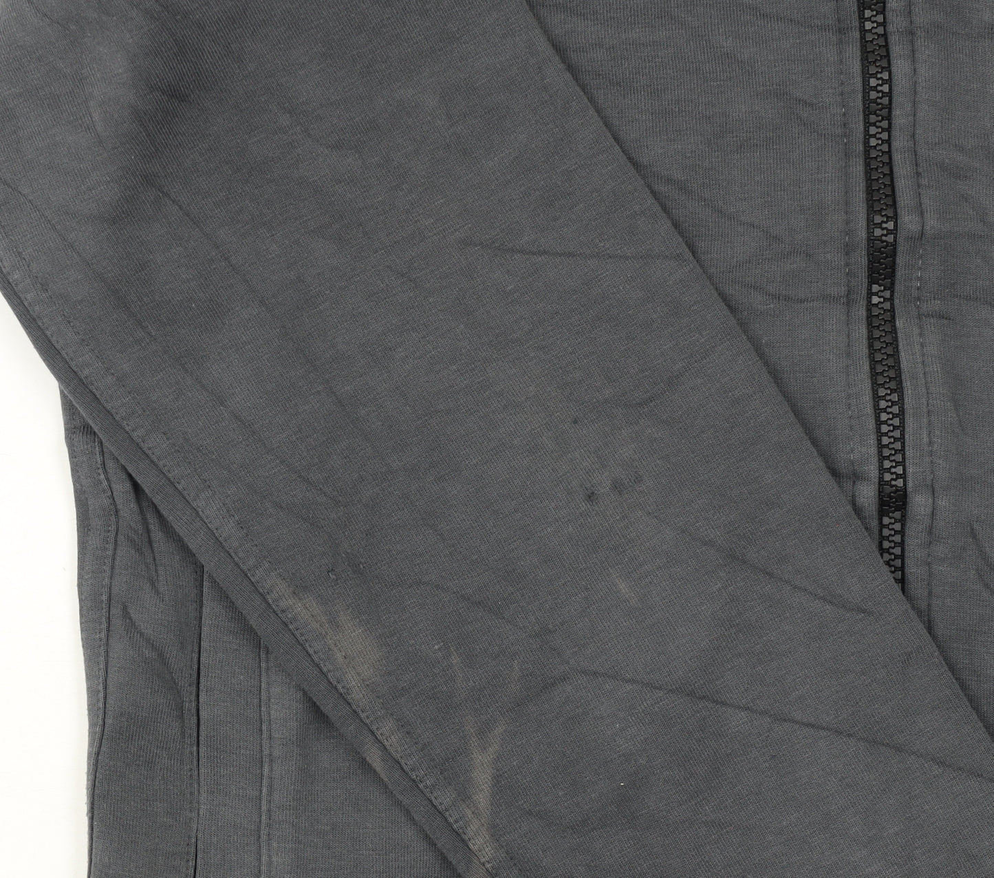 Nike Women’s Grey Full Zip Hoodie Small Cotton Blend Lined