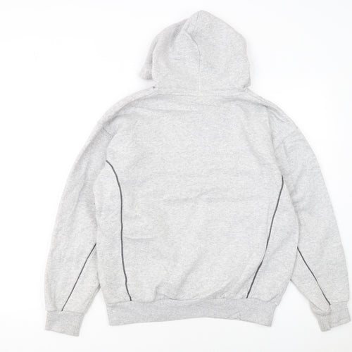 Umbro Boys Grey Pullover Hoodie 158cm Regular Fit Fleece Sportswear