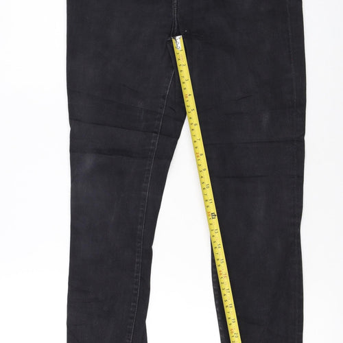 Tommy Hilfiger Womens Black Skinny Jeans Size 12 Regular Fit