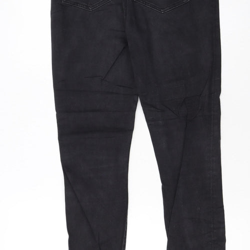 Tommy Hilfiger Womens Black Skinny Jeans Size 12 Regular Fit