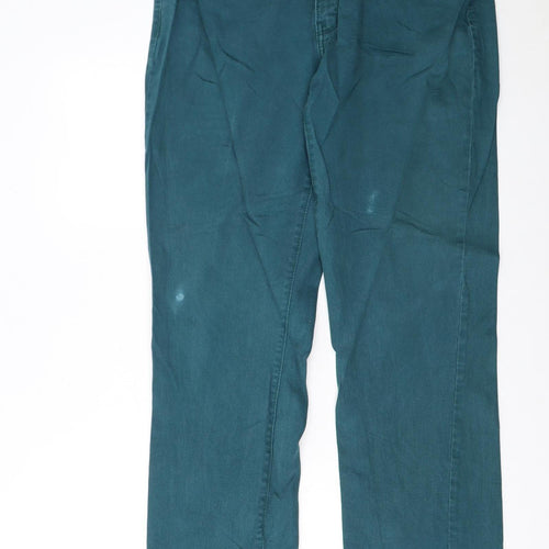 Levi's Men's Green Straight Denim Jeans W32 L32 Regular Fit