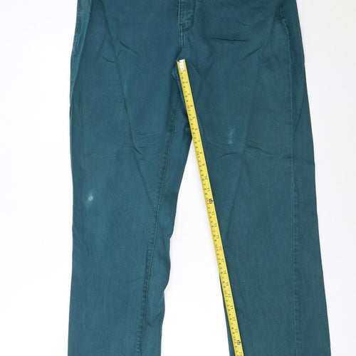 Levi's Men's Green Straight Denim Jeans W32 L32 Regular Fit