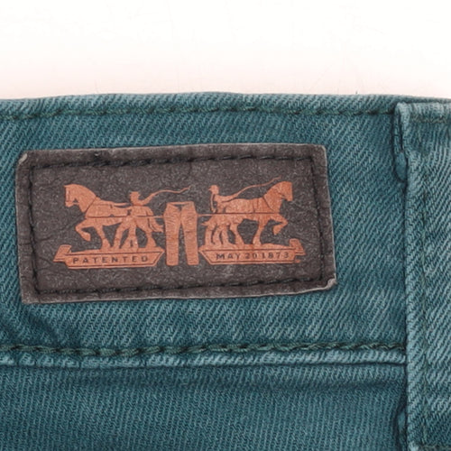 Levi's Men's Green Straight Denim Jeans W32 L32 Regular Fit