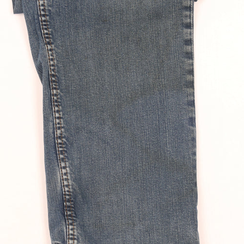 Levi's Men's Blue 505 Regular Fit Straight Leg Jeans W38 L34