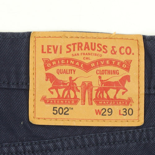 Levi's 502 Men's Blue Regular Fit Denim Jeans W29 L30