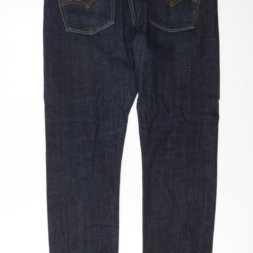 Levi's 510 Men's Blue Skinny Jeans W36 L30 Denim Classic Fit
