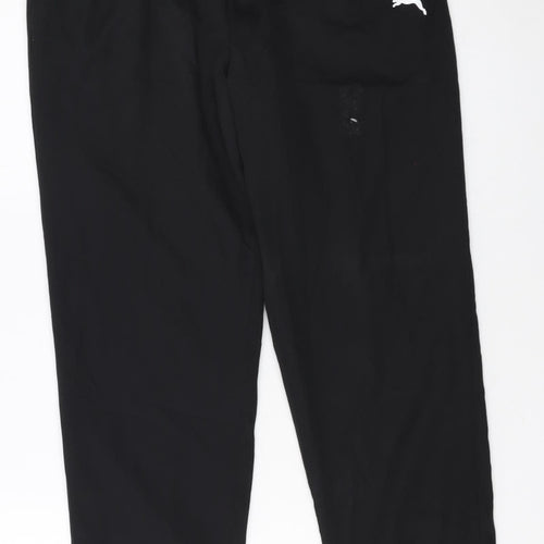 Puma Men's Black Jogger Trousers Small Quick Dry Activewear