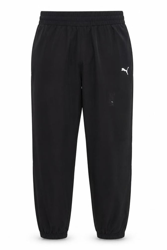 Front view of Puma Men's Black Jogger Trousers Small Quick Dry Activewear
