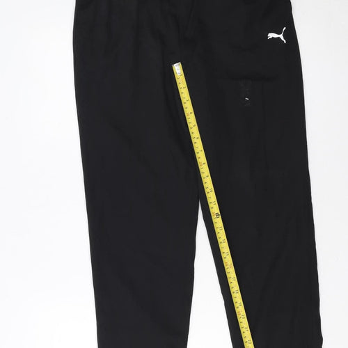 Puma Men's Black Jogger Trousers Small Quick Dry Activewear