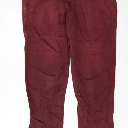 GAP Men's Red Slim Fit Straight Jeans 34x32