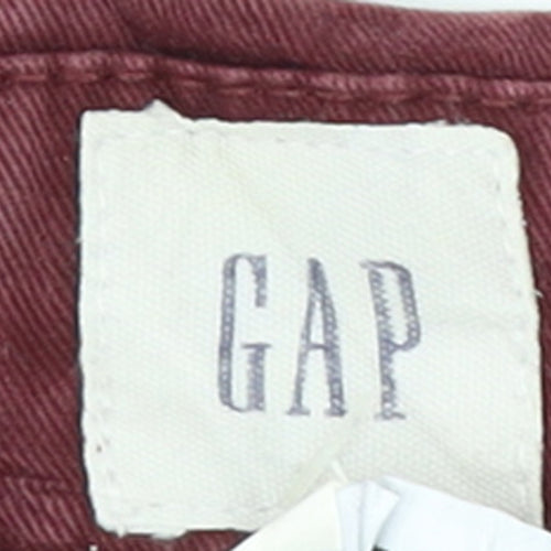 GAP Men's Red Slim Fit Straight Jeans 34x32