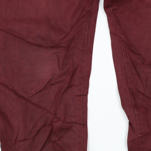 GAP Men's Red Slim Fit Straight Jeans 34x32
