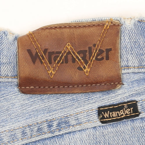 Wrangler Men’s Blue 34x32 Straight Leg Regular Fit Denim Jeans