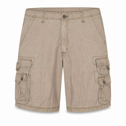 Lee Dungarees Men's Beige Cargo Shorts Size 42 Cotton Canvas