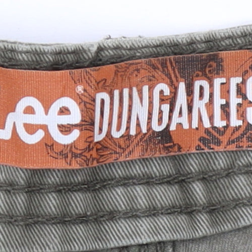 Lee Dungarees Men's Khaki Green Cargo Shorts Size 42 Cotton Workwear