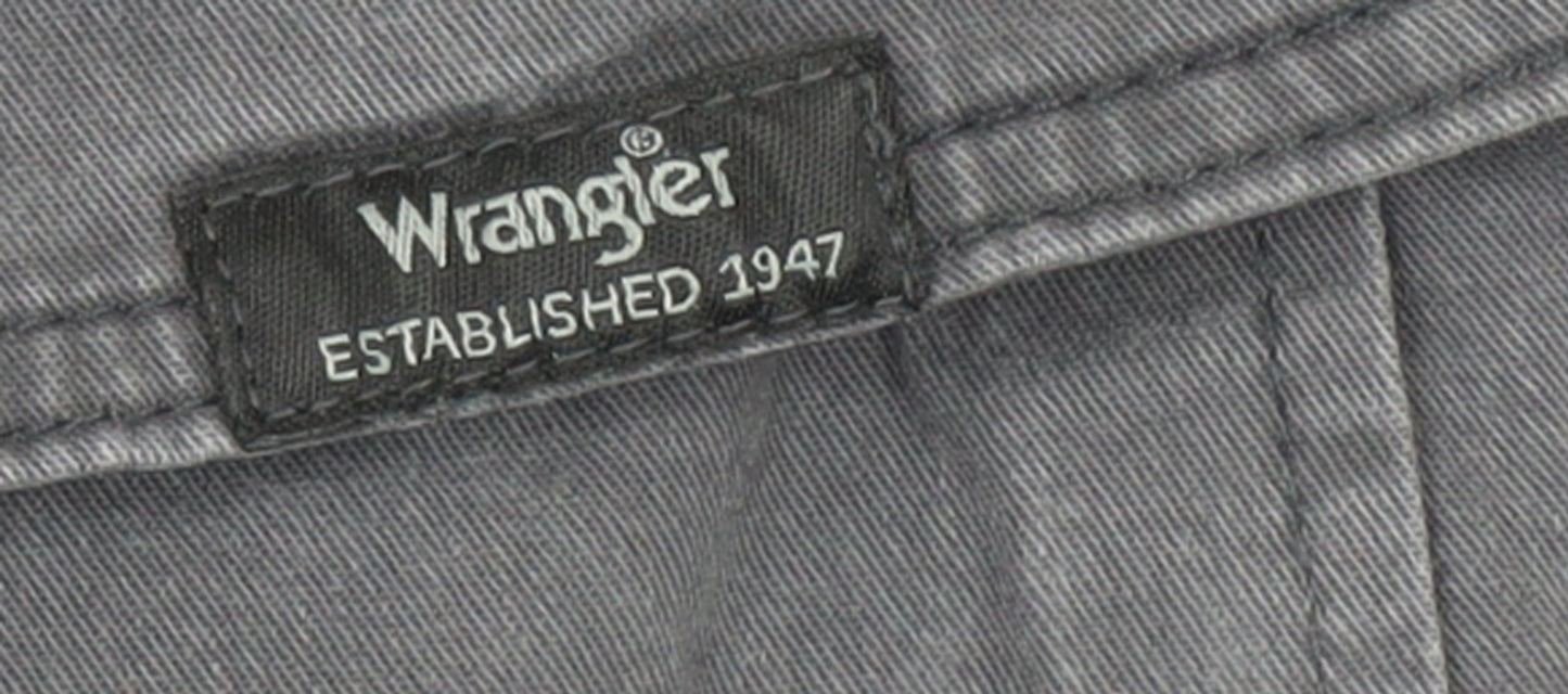 Wrangler Men's Grey Cargo Shorts Size XL 42in Cotton Stretch