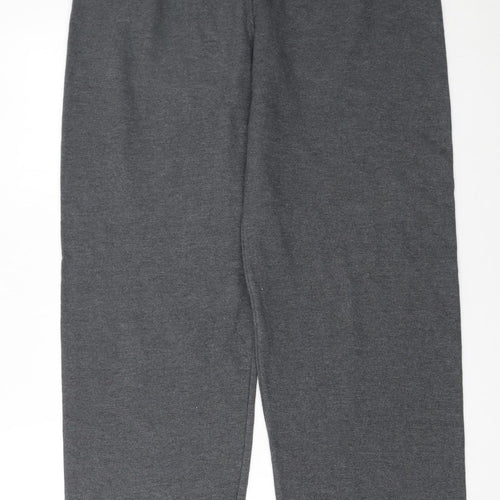 Champion Women's Grey Sweatpants M Elastic Waist Fleece Trousers