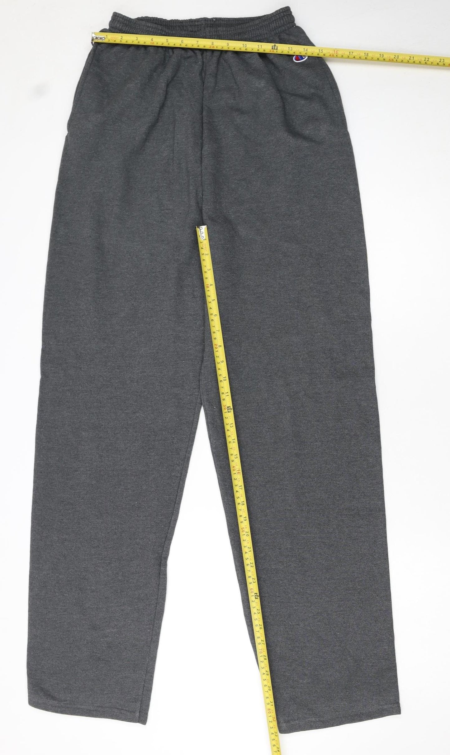 Champion Women's Grey Sweatpants M Elastic Waist Fleece Trousers