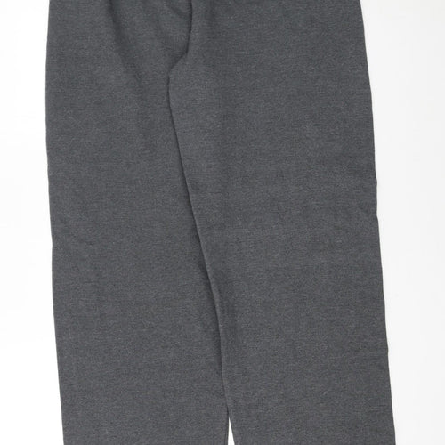 Champion Women's Grey Sweatpants M Elastic Waist Fleece Trousers