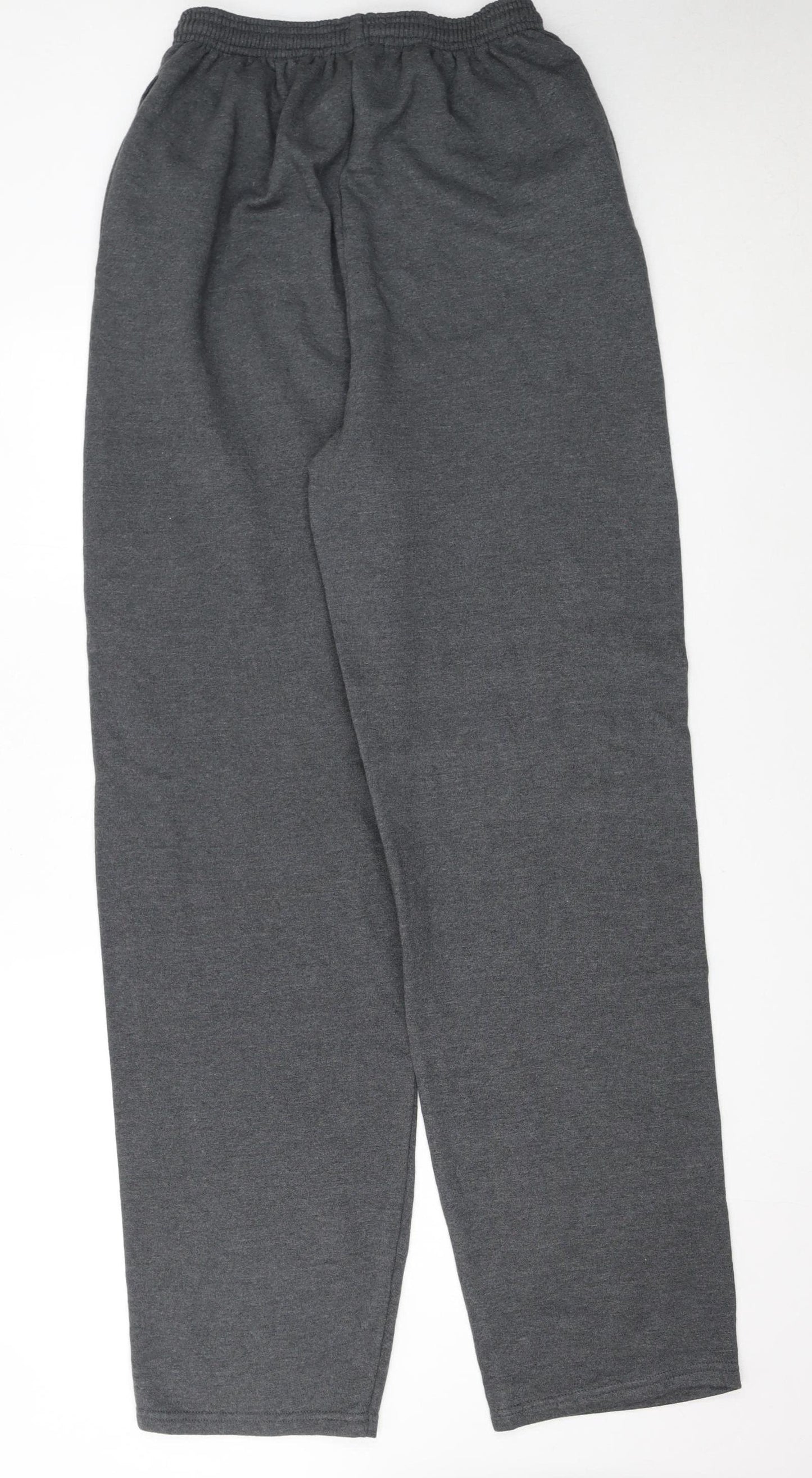 Champion Women's Grey Sweatpants M Elastic Waist Fleece Trousers