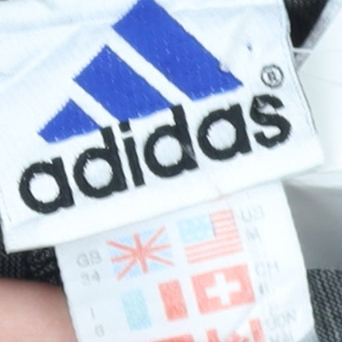 Adidas Men's Black Jogger Sports Trousers Size S Retro Logo
