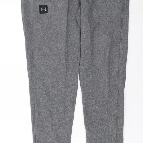 Under Armour Women's Grey Jogger Sweatpants Small Elastic Waist
