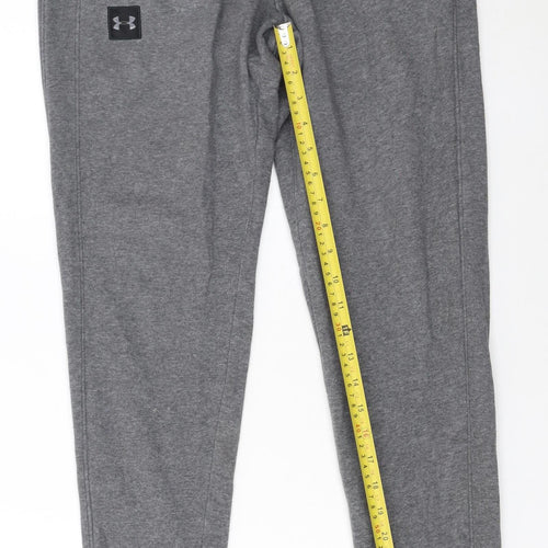 Under Armour Women's Grey Jogger Sweatpants Small Elastic Waist