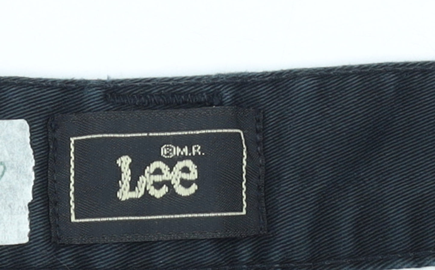 Lee Womens Black Chino Trousers Size 10 Regular Fit Cotton Stretch