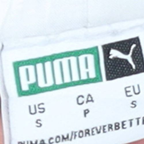 Puma Womens White Pink Colourblock Jogger Trousers Size S