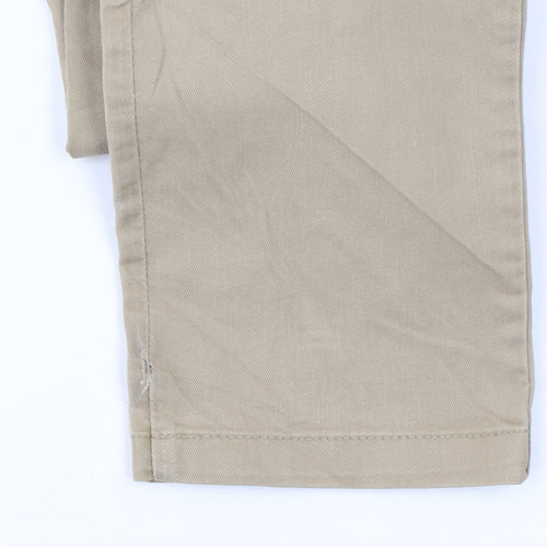 Carhartt Men Beige Chino Trousers 30x32 Cotton Blend Slim Fit