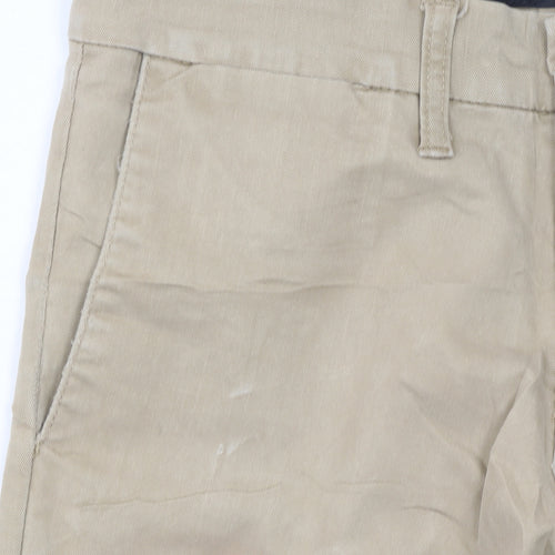 Carhartt Men Beige Chino Trousers 30x32 Cotton Blend Slim Fit