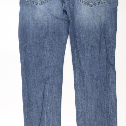 Levi's Men's Blue Straight Fit Denim Jeans W32 L32